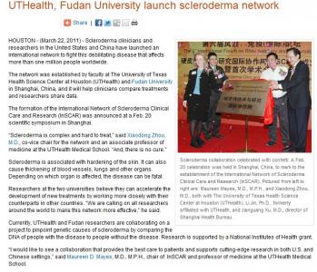Scleroderma Network Launched